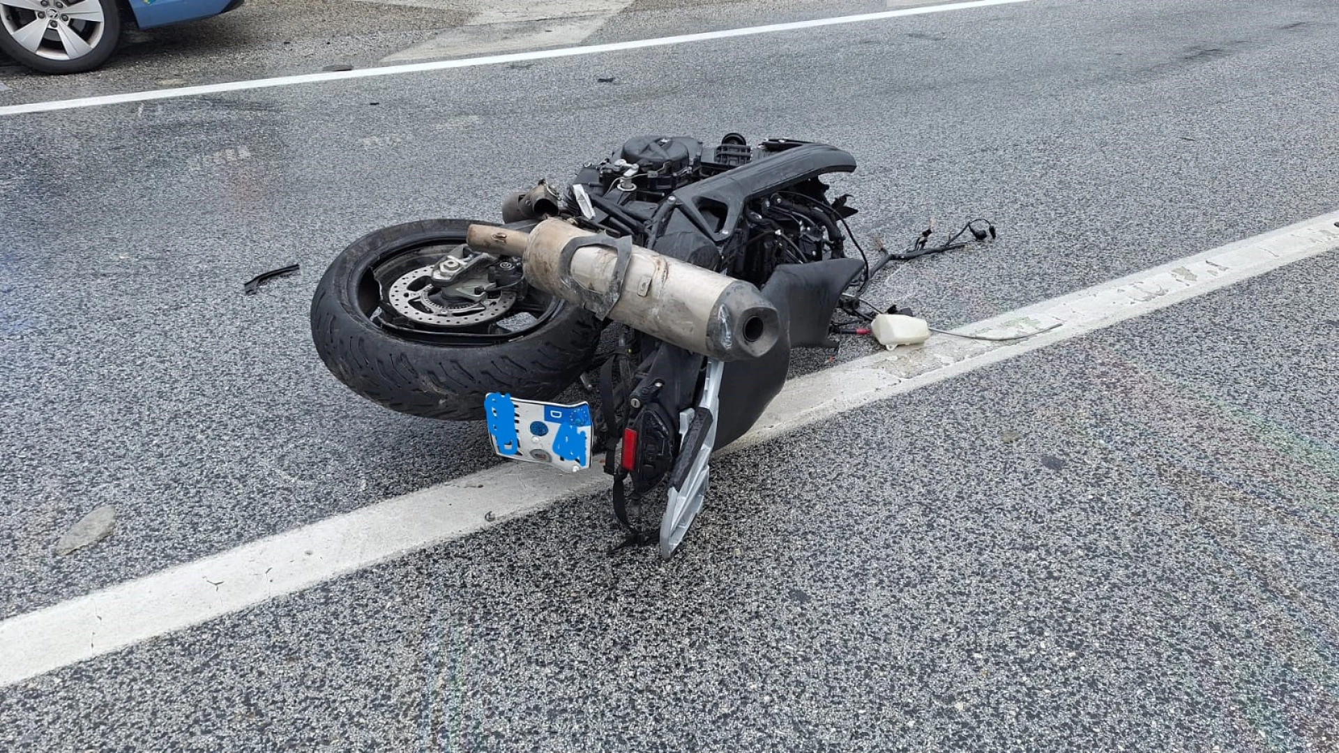 Sant'Agapito: muore motociclista sulla Statale 85 dopo un grave incidente